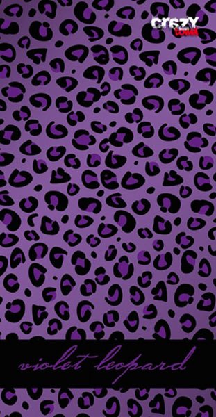1106 Toalla violet leopard