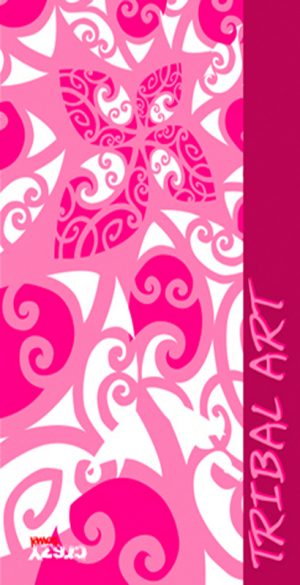 1170 Toalla tribal art rosa