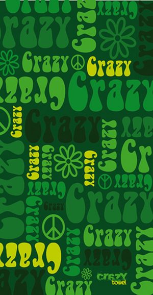 1198 Toalla crazy hippie verde