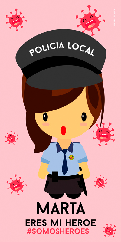 Toalla Policía Local Mujer
